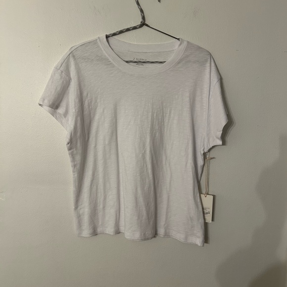 Z Supply White Short Sleeve Tee - Picture 1 of 8